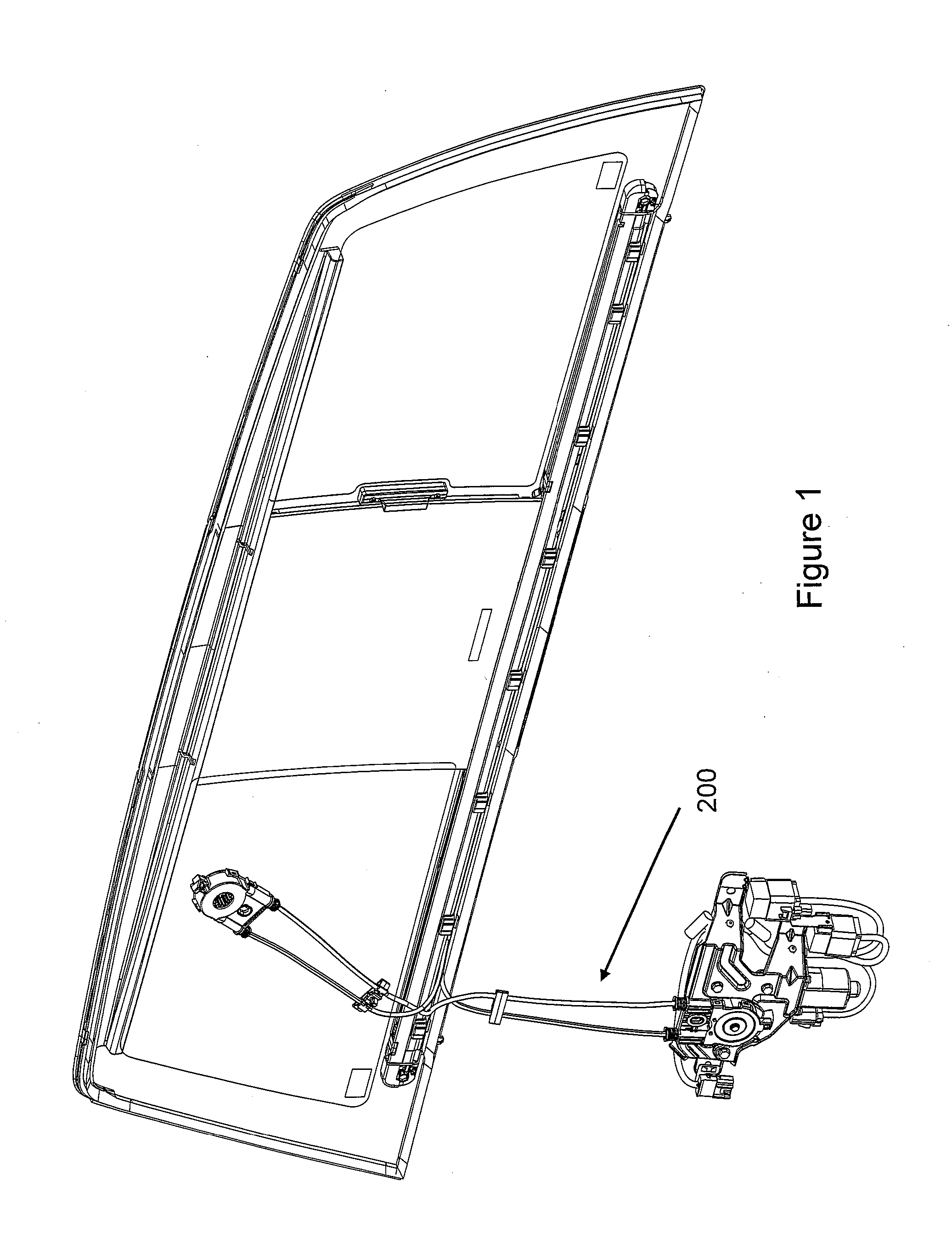 Backlite assembly for a vehicle