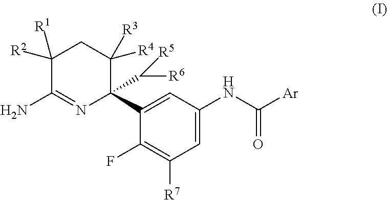 2,3,4,5-tetrahydropyridin-6-amine derivatives