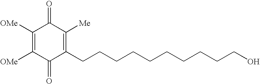 Transmucosal administration of 2,3-dimethoxy-5-methyl-6-(10-hydroxydecyl)-1,4-benzoquinone