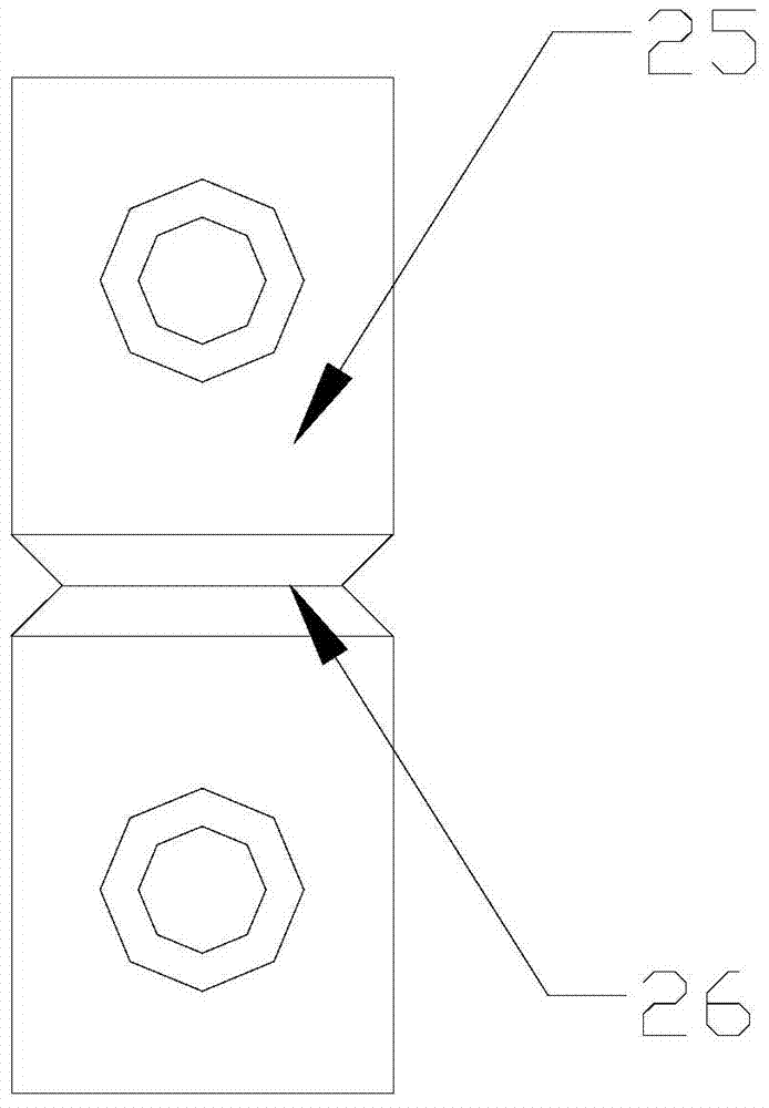 Protective film cutting device