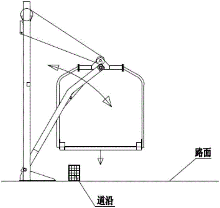 Simple lifting cradle type mechanical parking equipment