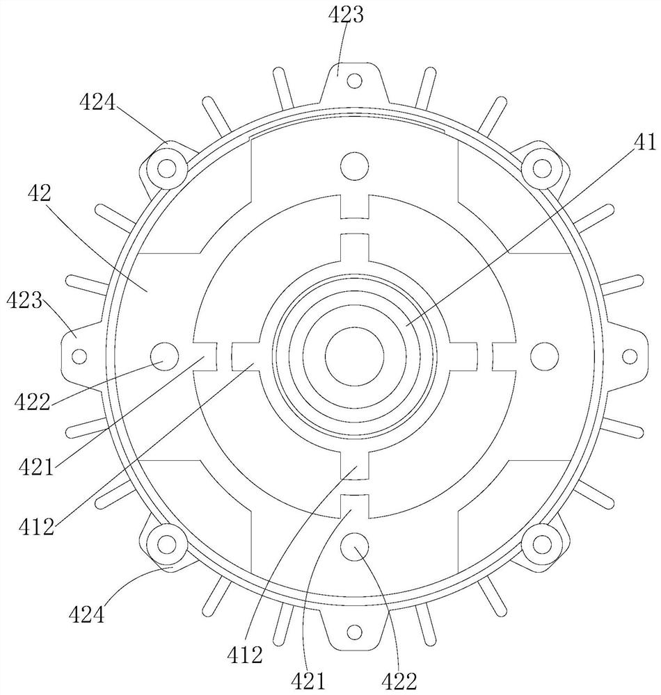 Motor and electrical equipment with same