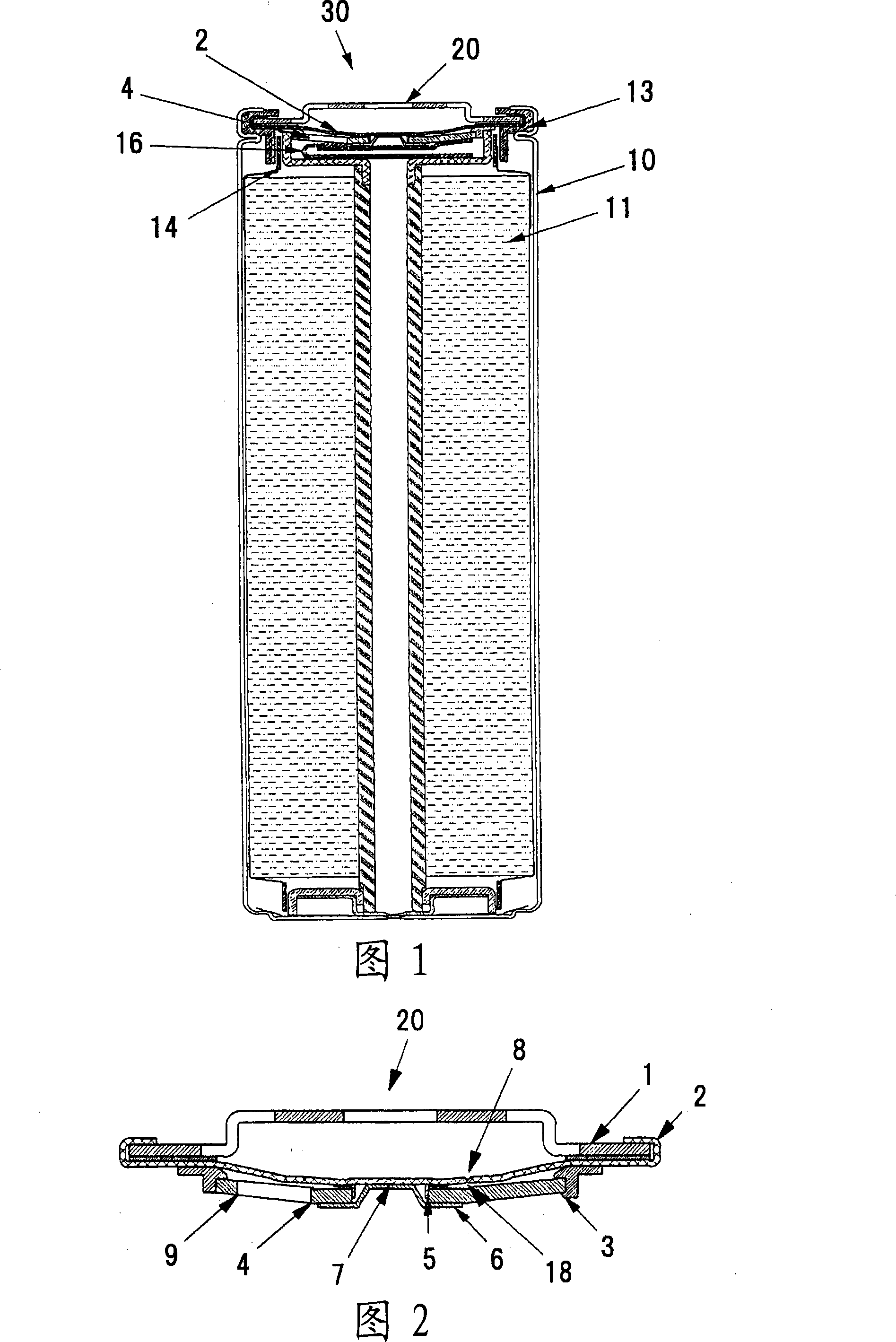 Cylindrical secondary battery