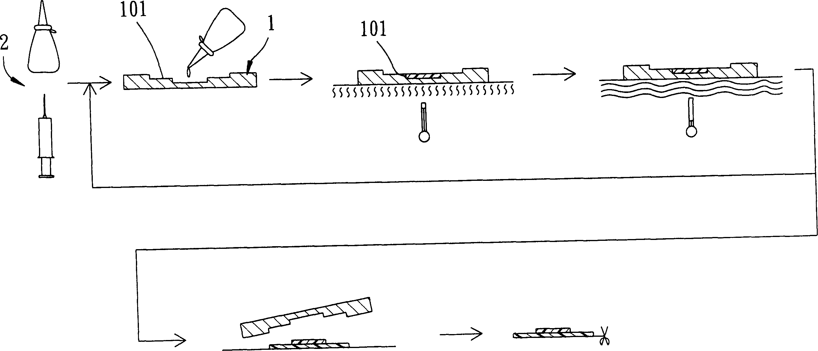 Multicoloured label sheet forming method