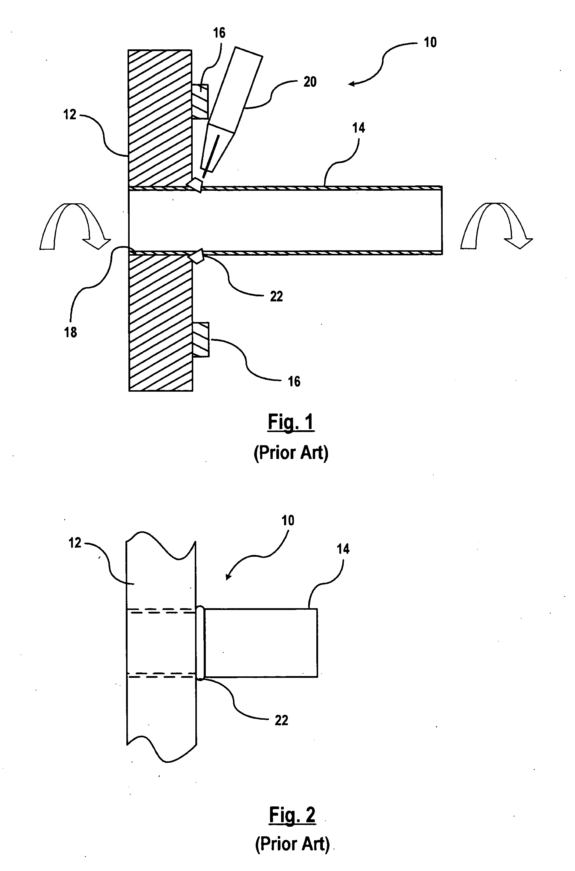 Vehicle exhaust component assembly using magnetic pulse welding