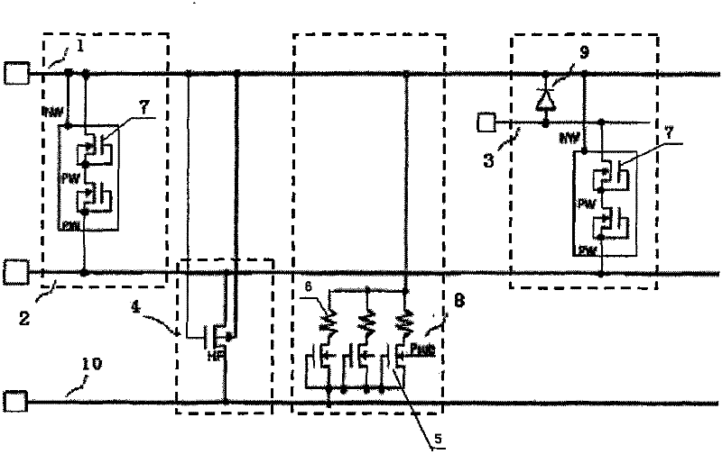 Electrostatic discharge protecting circuit