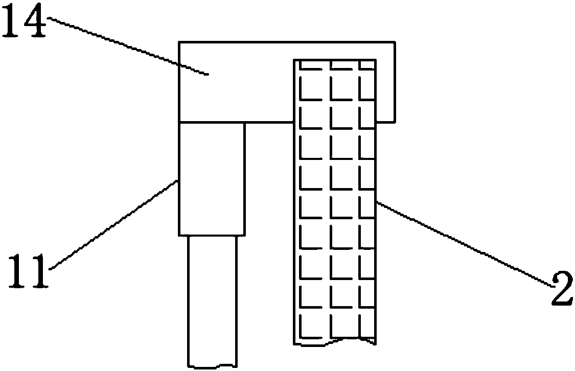 High-efficient cleaning and derusting device for iron and steel castings