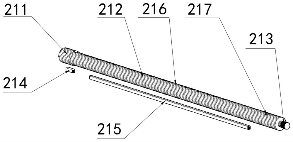 Spiral oil press barrel inner wall cleaning device and using method