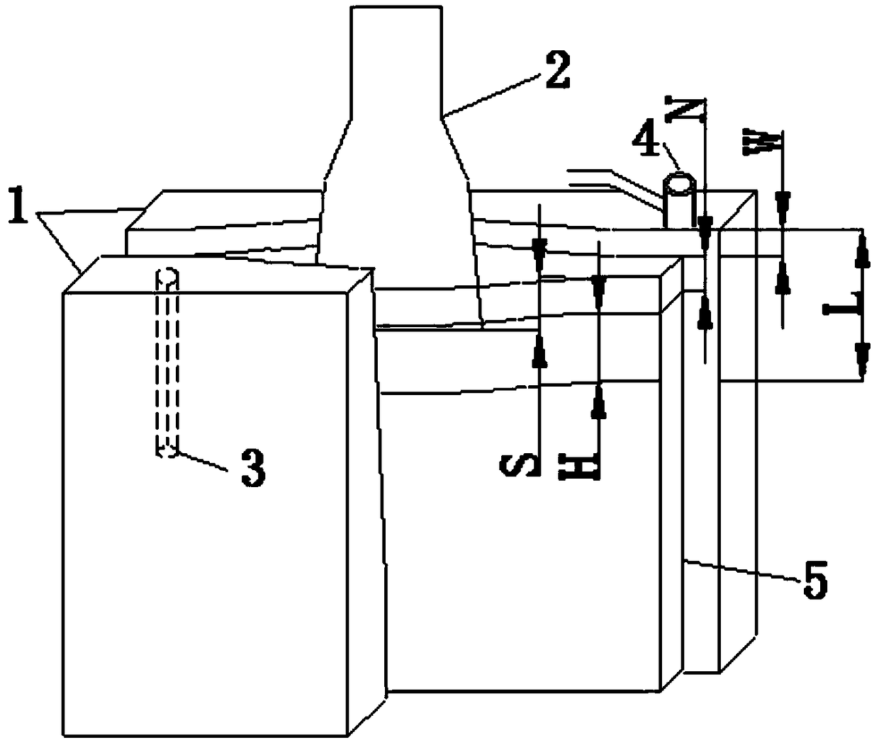 Method for automatic pouring of thin sheet bar continuous casting machine