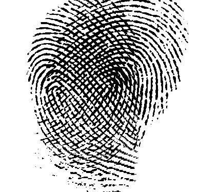 Method for separating superimposed fingerprint images