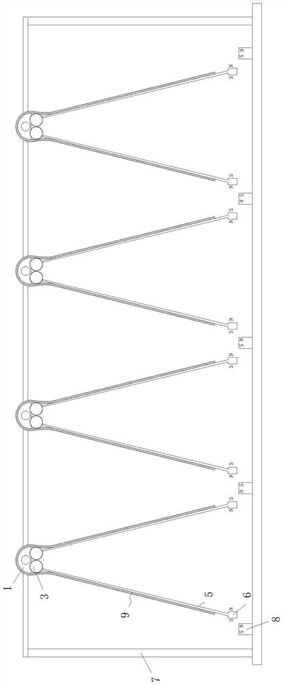 Drying auxiliary device for fine dried noodle production