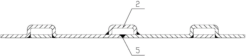 Pressure measuring method for spiral welded steel pipe with reinforcing ring