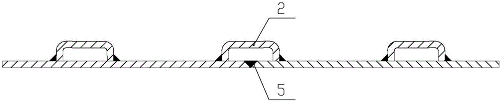 Pressure measuring method for spiral welded steel pipe with reinforcing ring