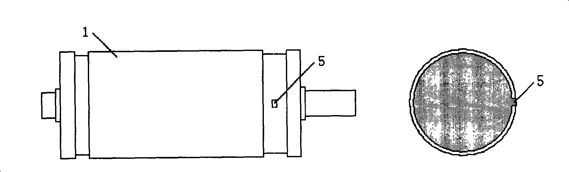 Precision positioning method for rotating mould cutting roller