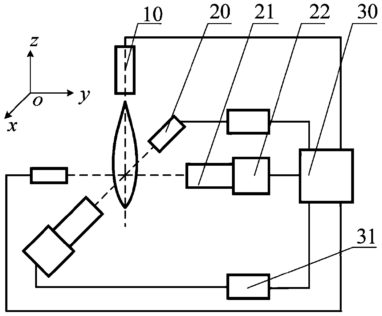 A flying ink drop detection device and method suitable for inkjet printing