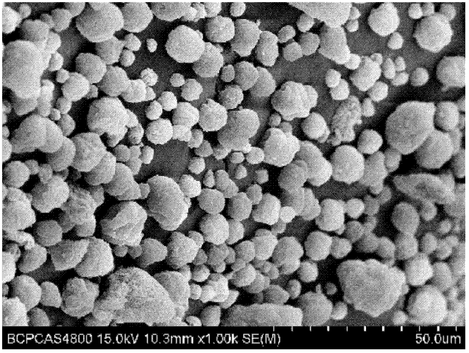 Preparation method of nano iron phosphate with globulomer structure for lithium iron phosphate