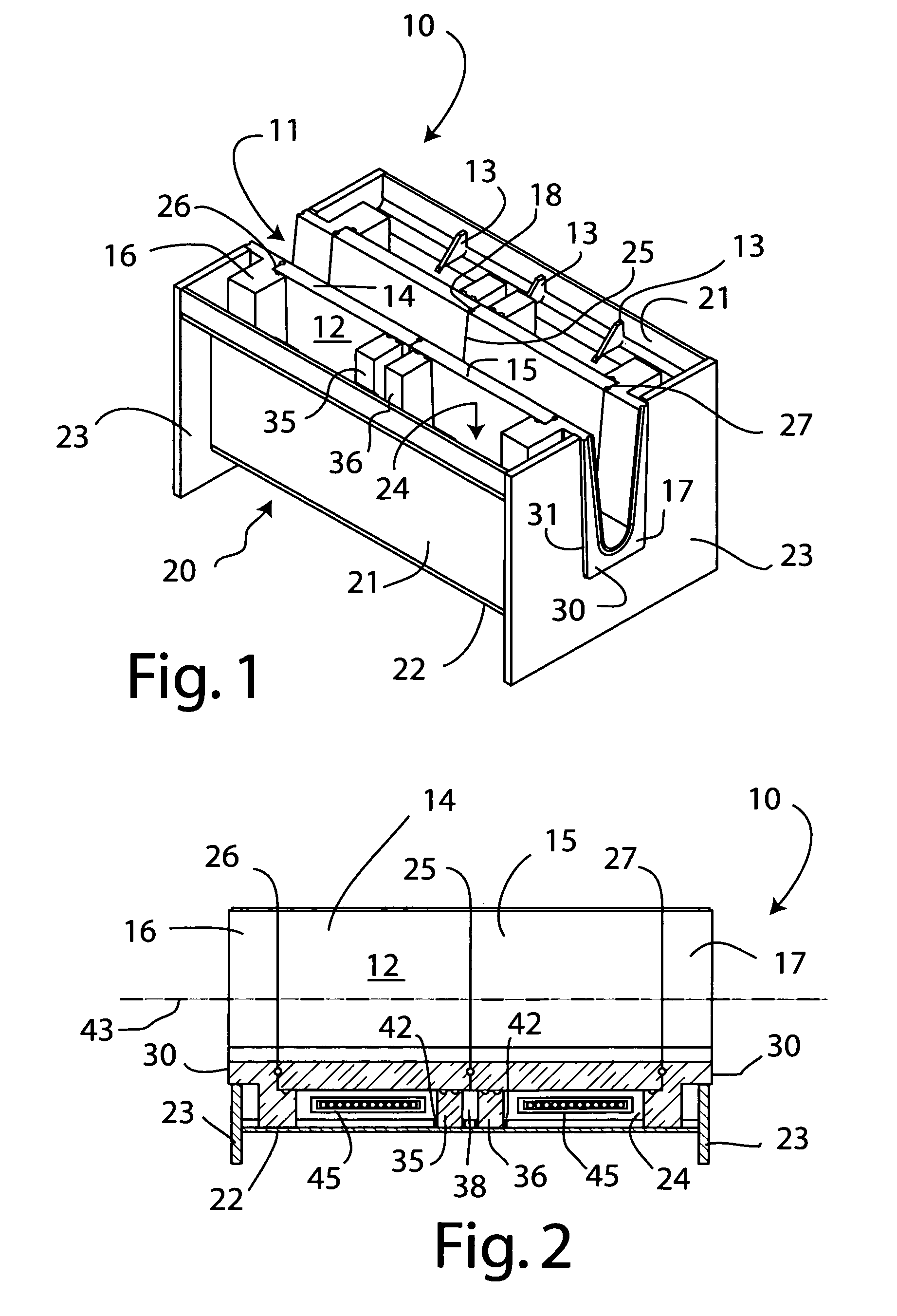 Molten metal leakage confinement and thermal optimization in vessels used for containing molten metal