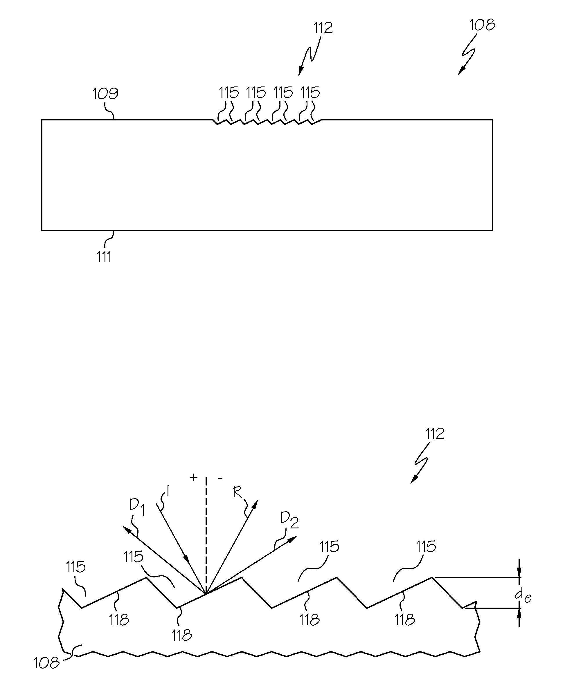 Strengthened glass articles having etched features and methods of forming the same