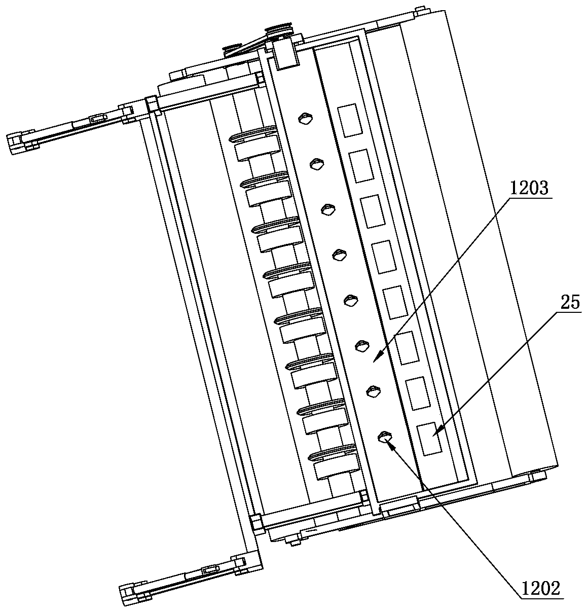 Integrated seeding-fertilizing-earthing compound operation machine and method