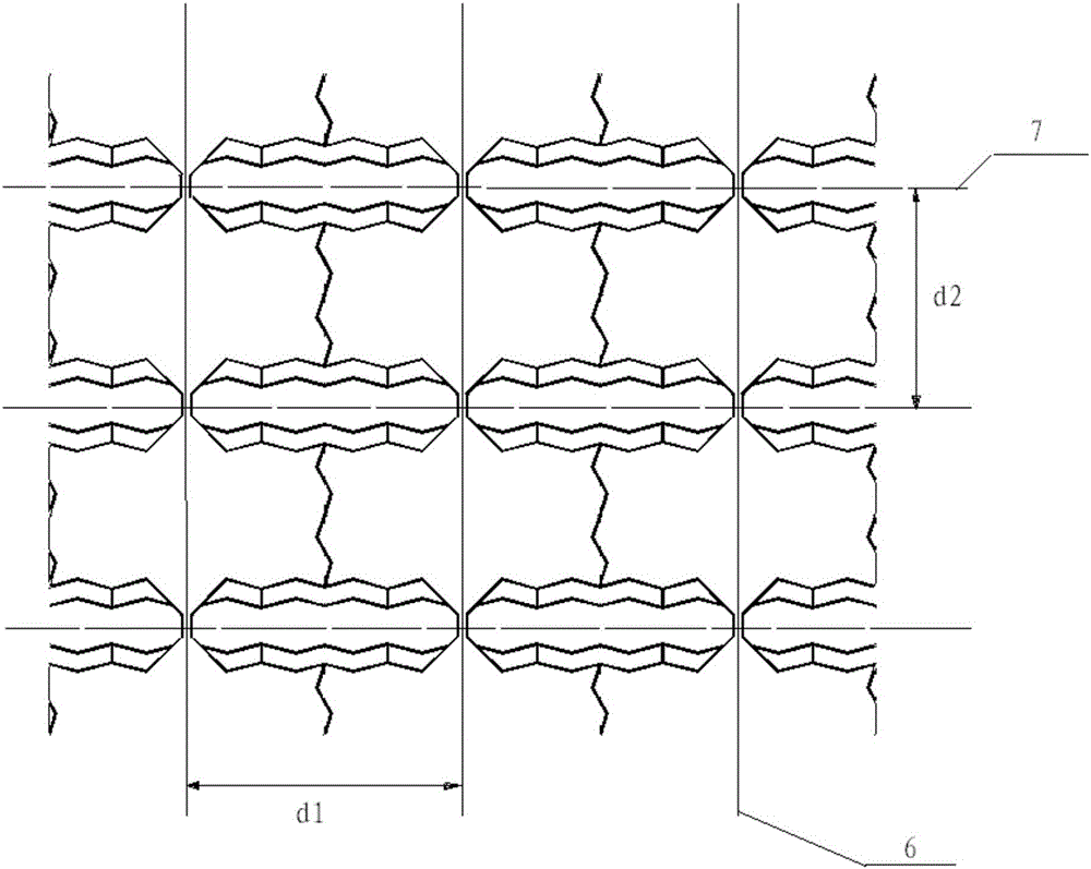 Initial unit for forming electrode pattern of mutual capacitance touch screen