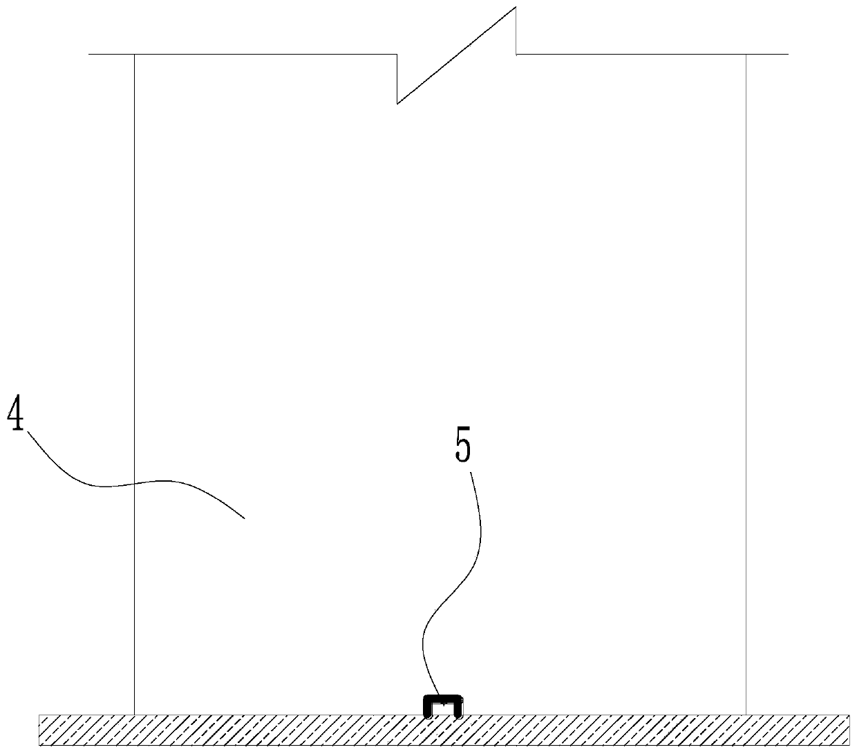 Pouring method of high and large concrete frame column