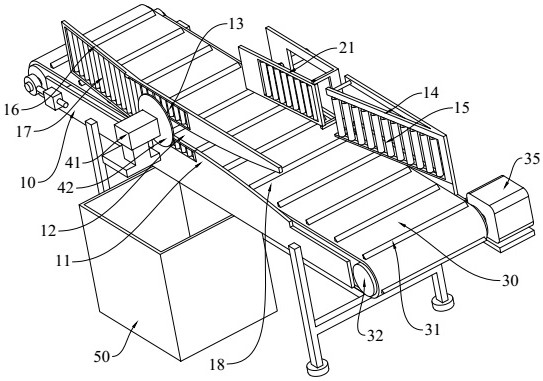 Pineapple terminal bud cutting device