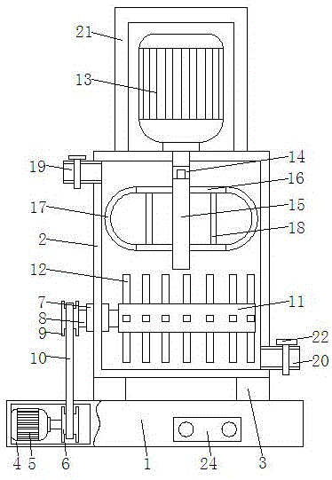 Pulp stirring device capable of achieving bidirectional stirring
