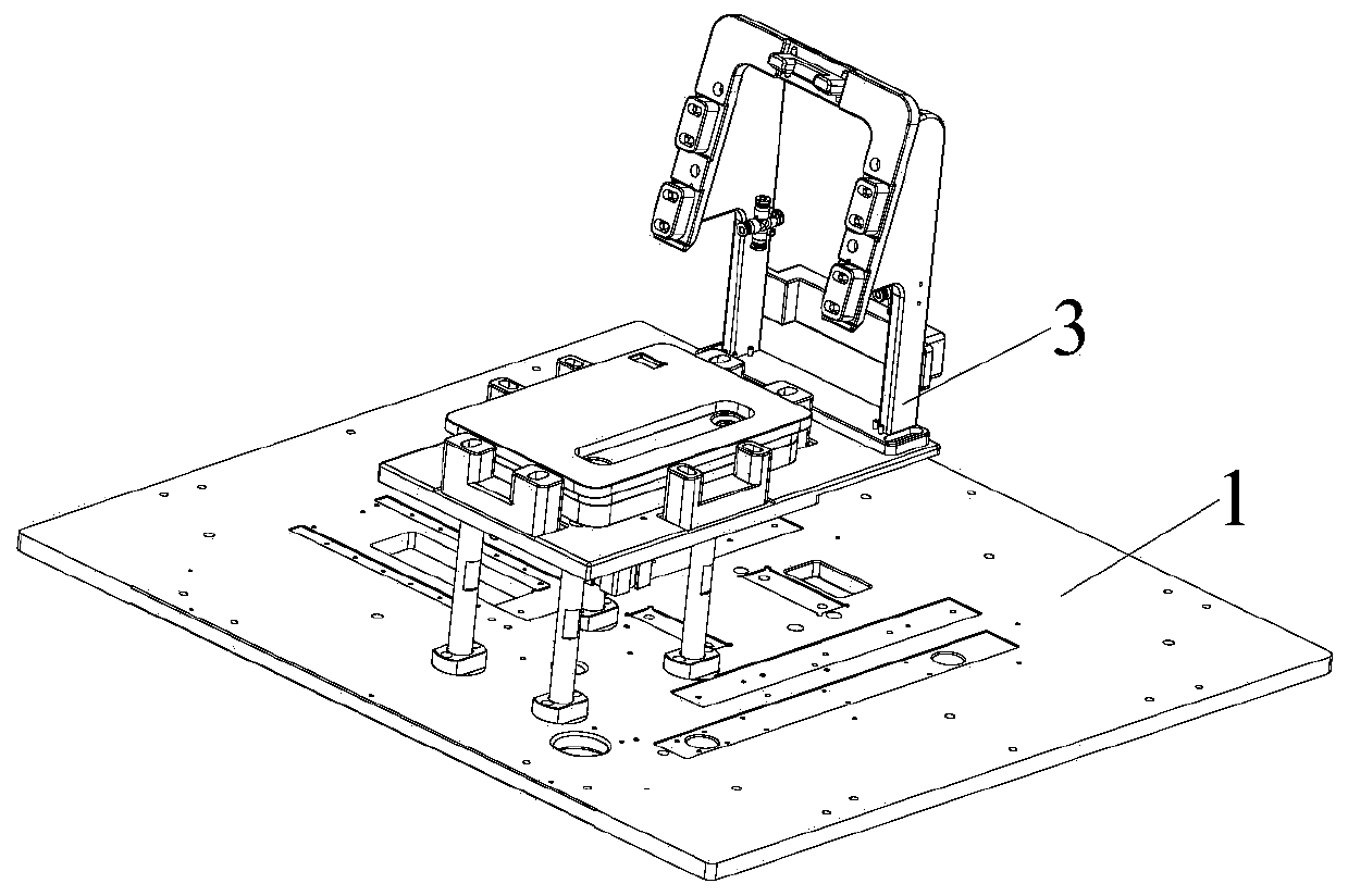 Double-shaft rotating positioning calibrating jig