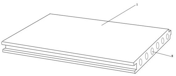 A kind of pvc polymer fiber lightweight partition board and its construction and installation method