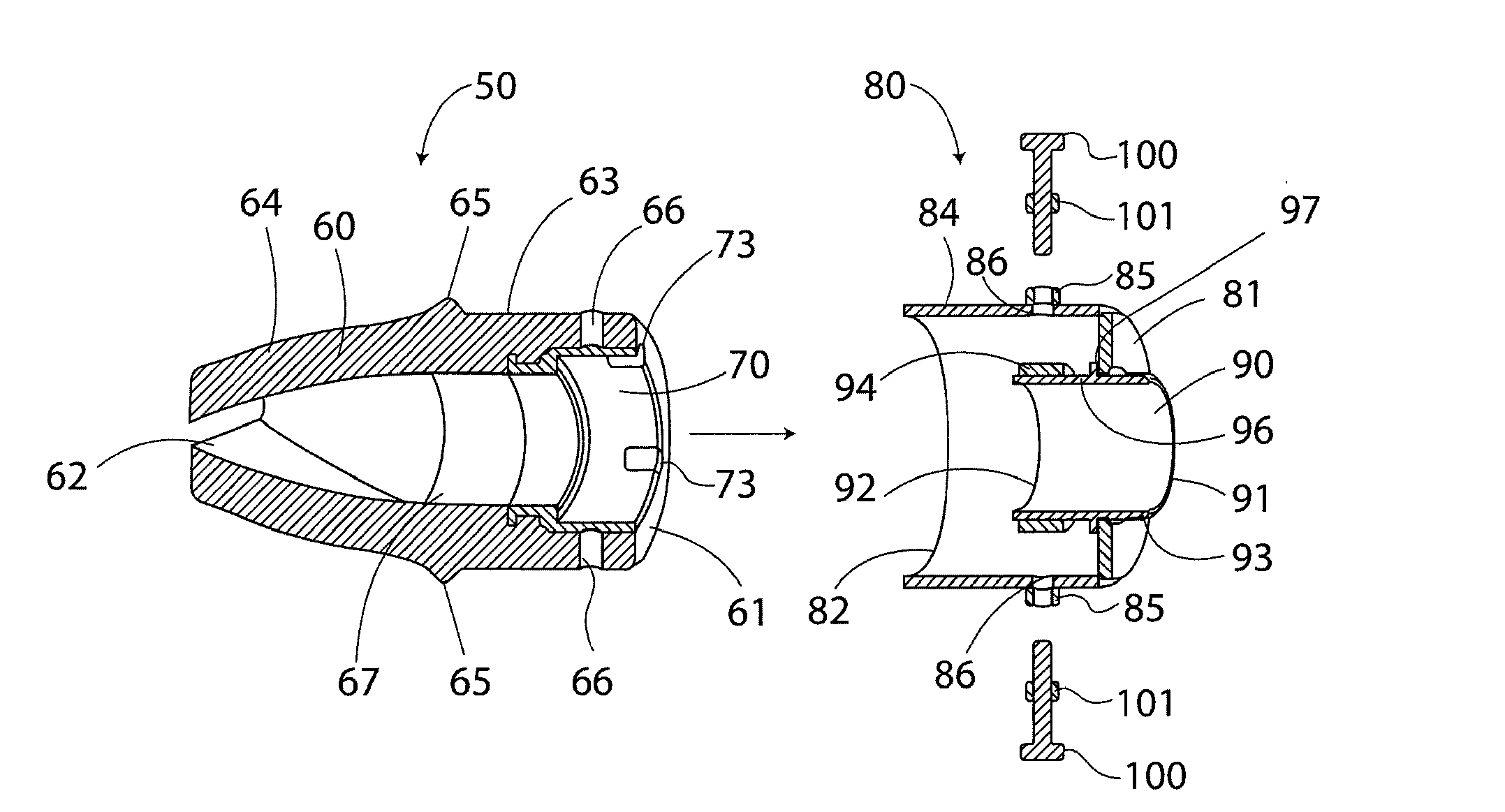 Removable Nozzle for Use With Air Cannons and Aerators and Method for Replacing Same