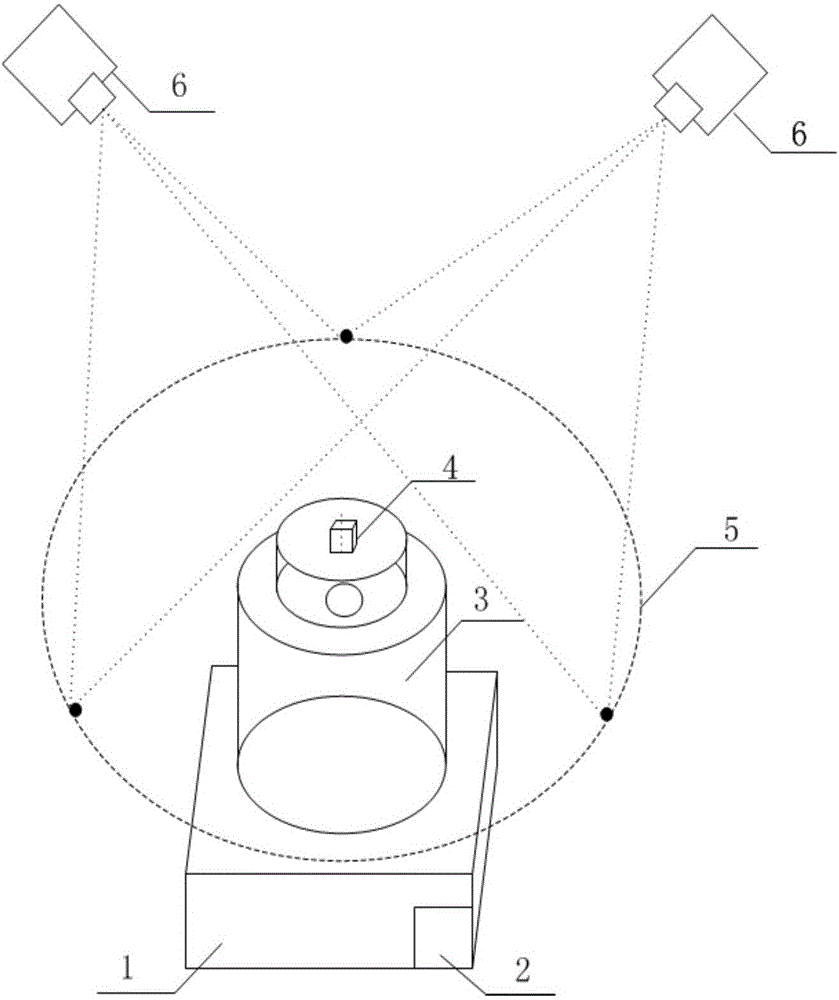 Levelling and calibrating method used for indoor space surveying and positioning system