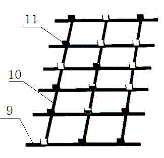 Integral floor bearing damping structure for rail transit vehicles such as high speed trains and metros