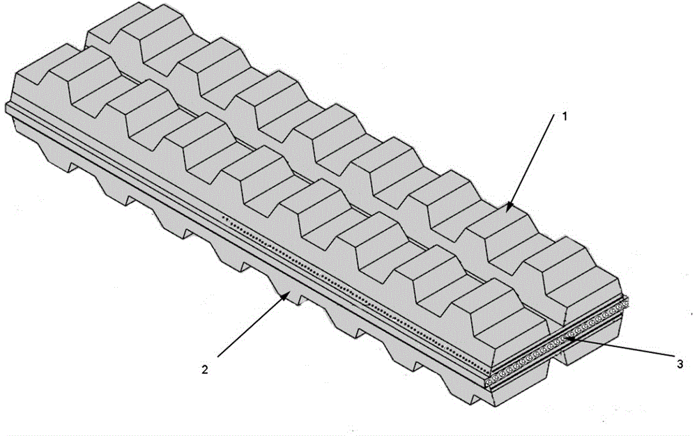 A side-cut double-sided transmission toothed combined belt