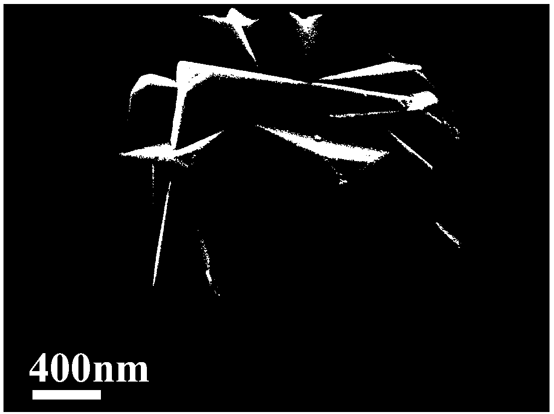 Method for preparing flower-like ternary metal oxide semiconductor ZnSnO3