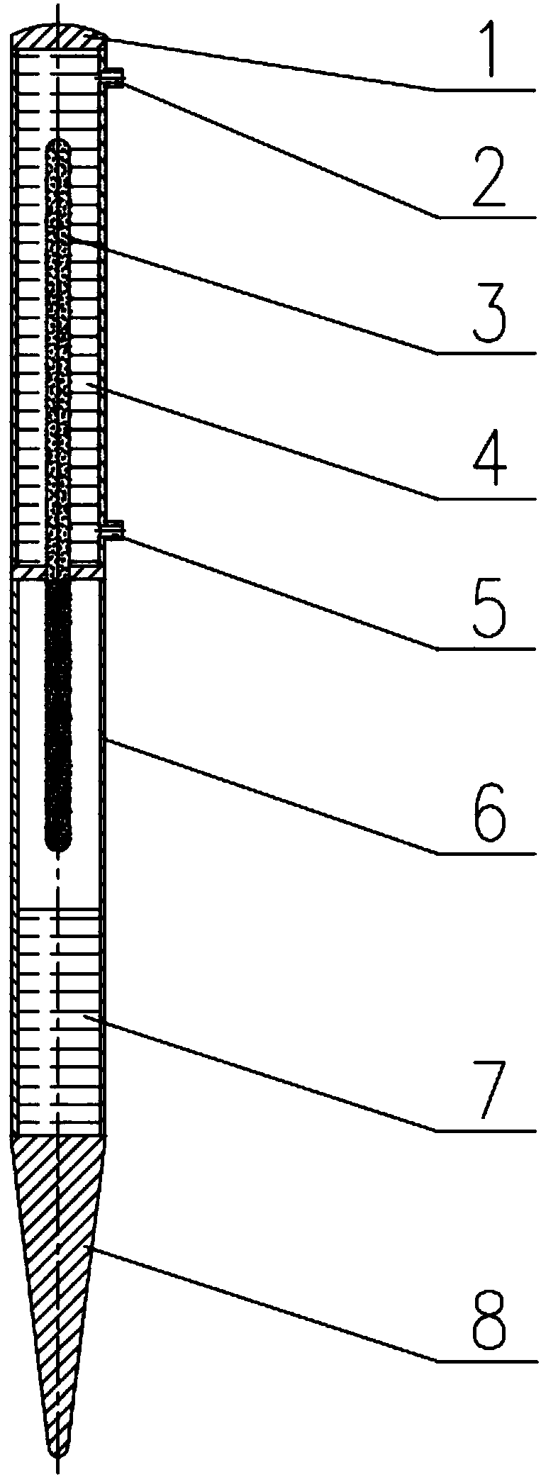 Working medium phase-change cooling combination device for solving spontaneous combustion of coal mine gangue dump