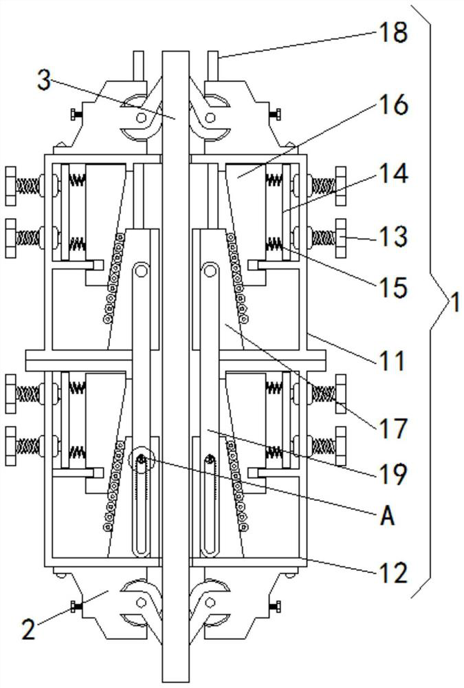 Stable elevator safety tongs capable of reducing equipment loss