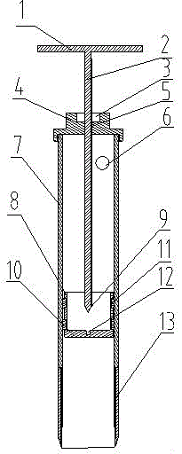 Constant volume type undisturbed soil strong collector and using method thereof