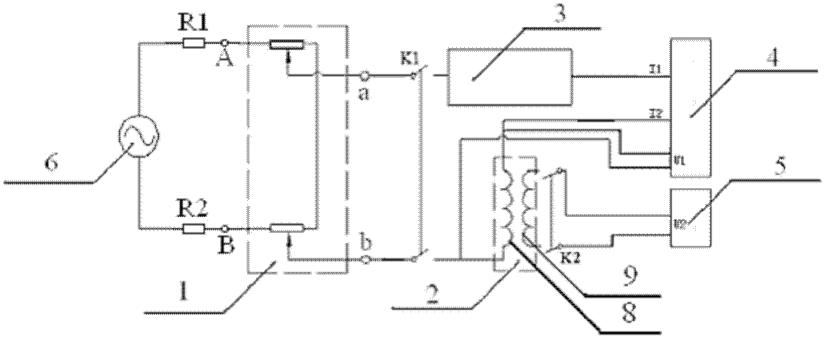 Acquiring method of DC (direct-current) bias magnet ratio total losses curve of transformer core material