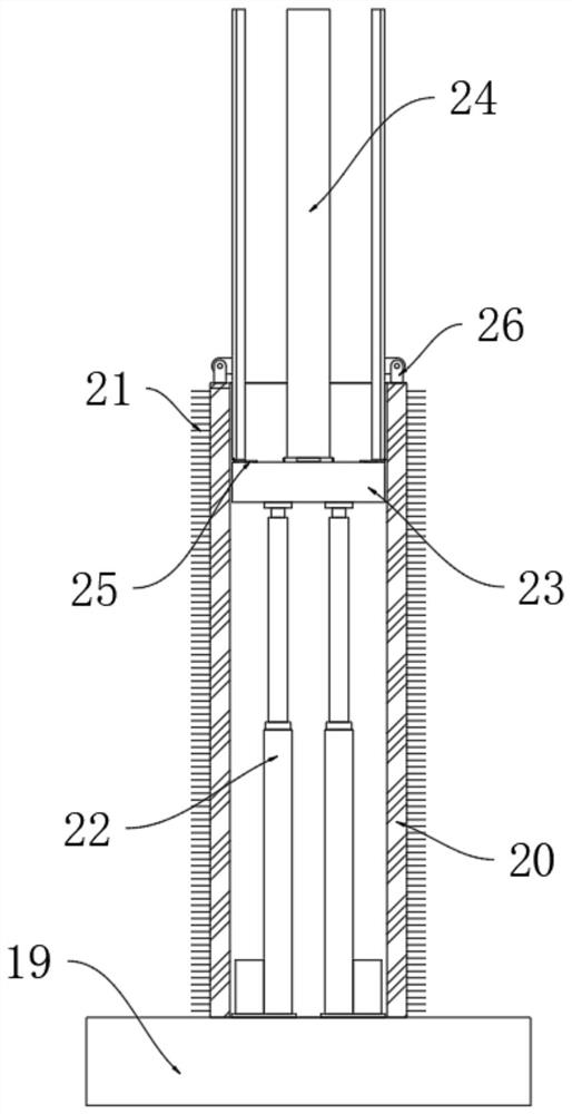 Mechanical arm capable of automatically taking out residues in pouring gate