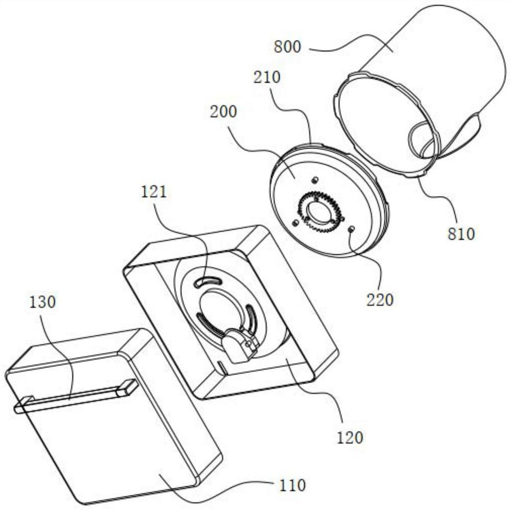 Door assembly and pressure cooking device