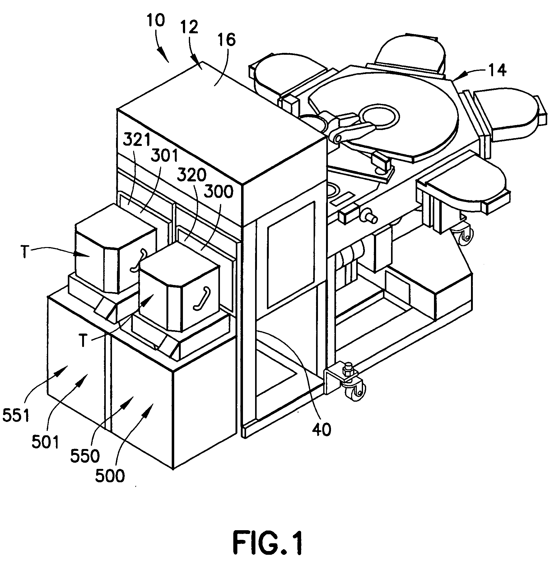 Equipment storage for substrate processing apparatus
