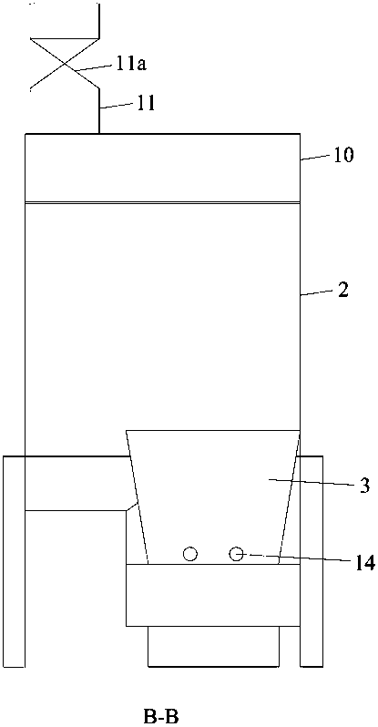 Self-pumping type environment-friendly gasification inverse burning heating furnace