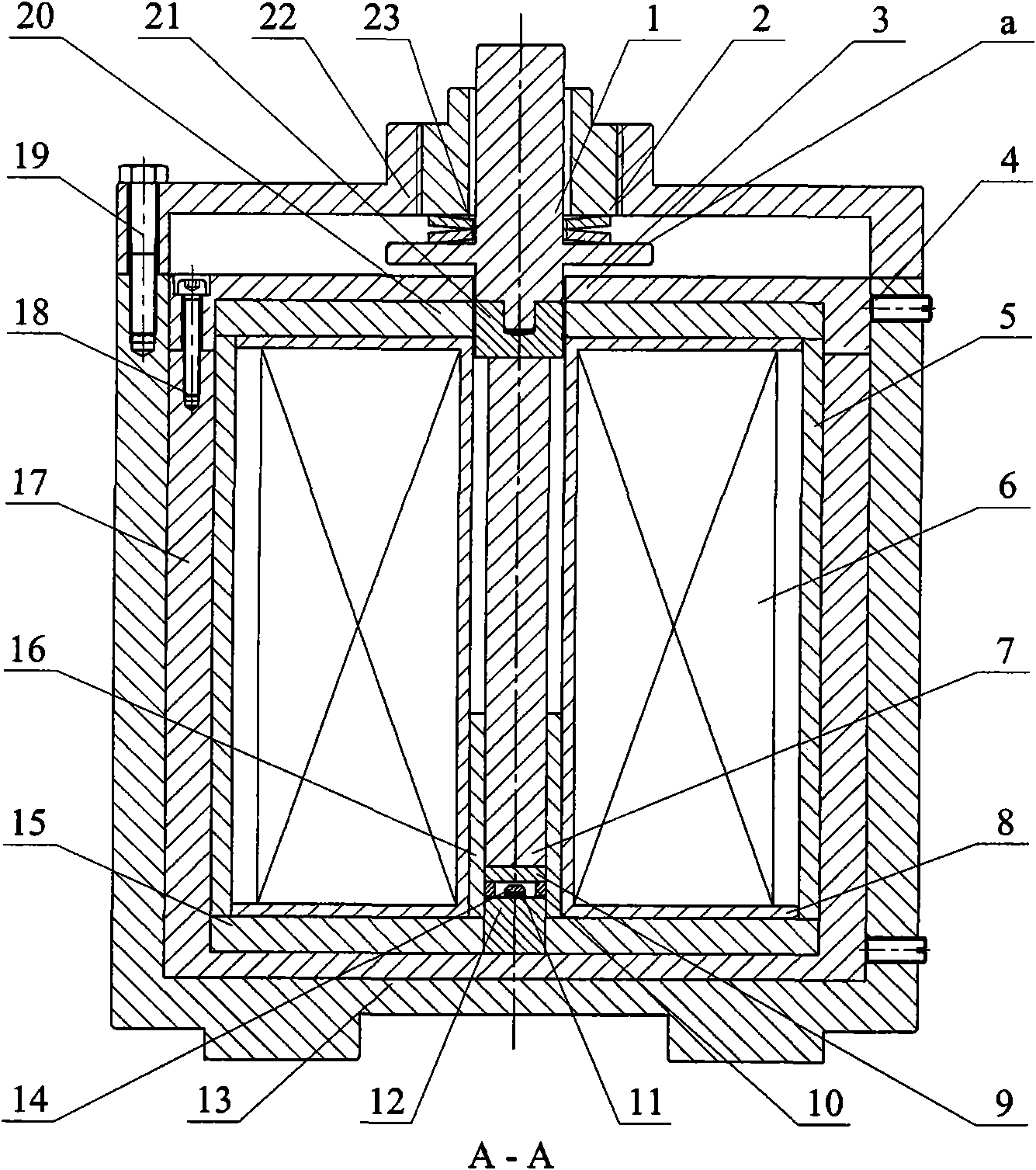 Giant magnetostrictive actuator with permanet torque output and control method thereof