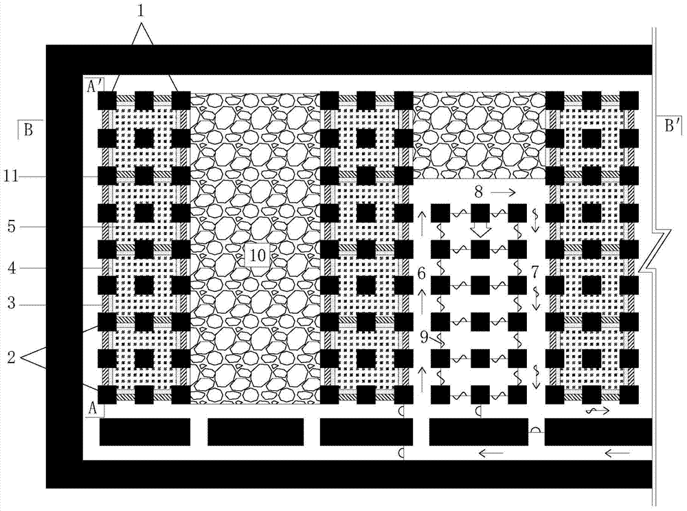 A method of filling and rebuilding coal pillar strips in roadway protection and recovering room-type legacy coal pillars