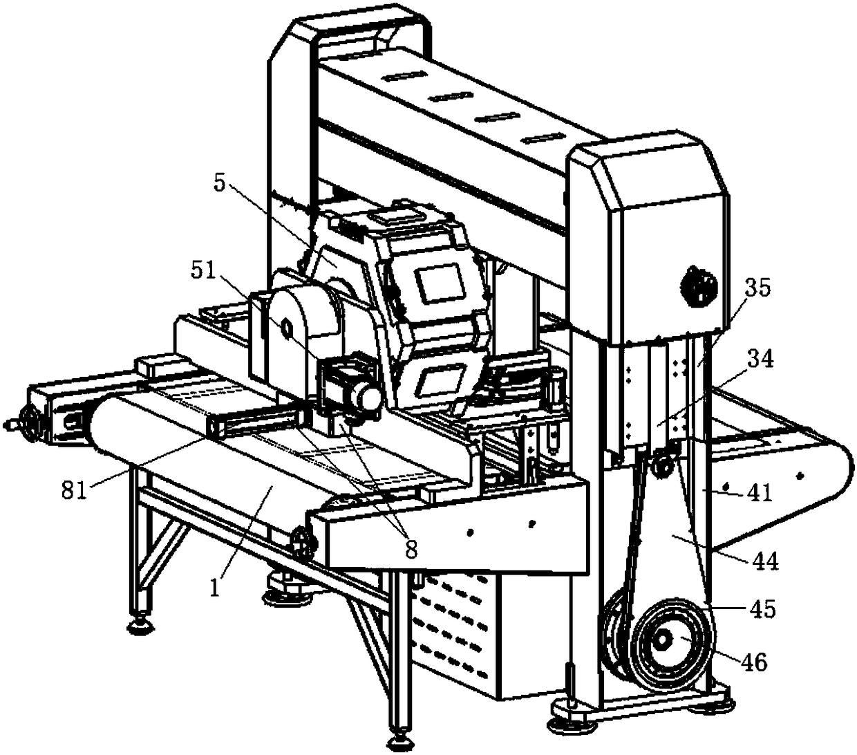 Automatic cutting device and automatic cutting equipment