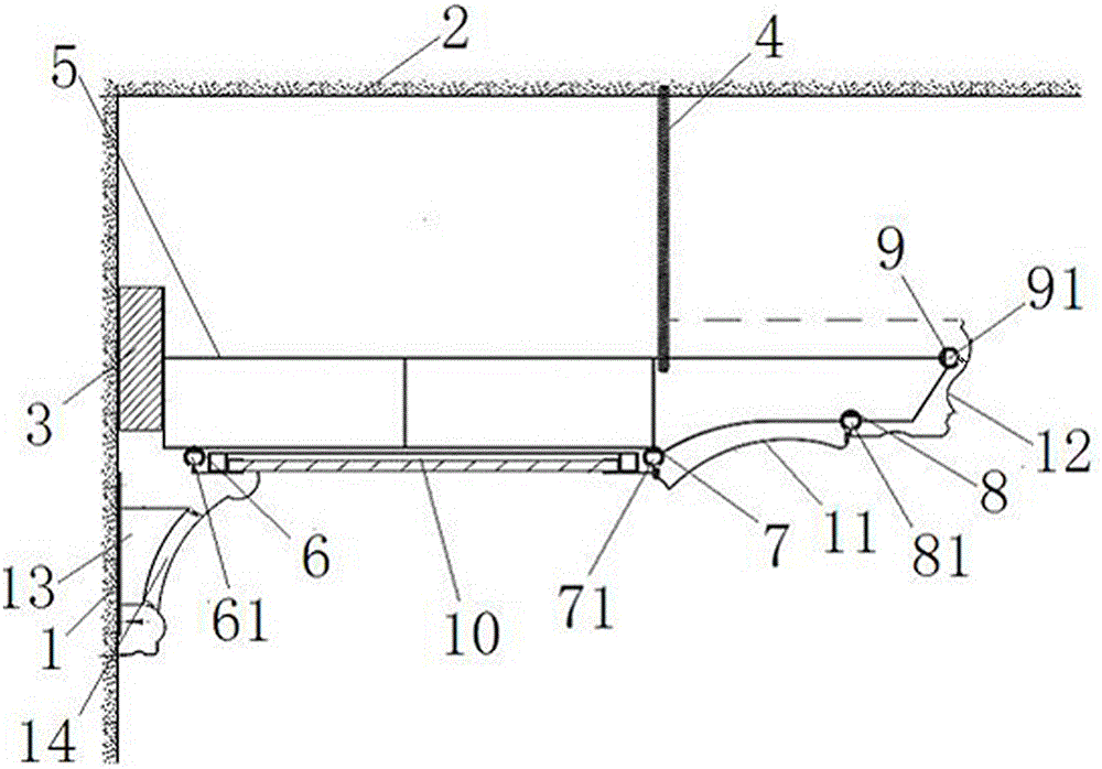 Hook-or-buckle fine assembled combined vertex angle line