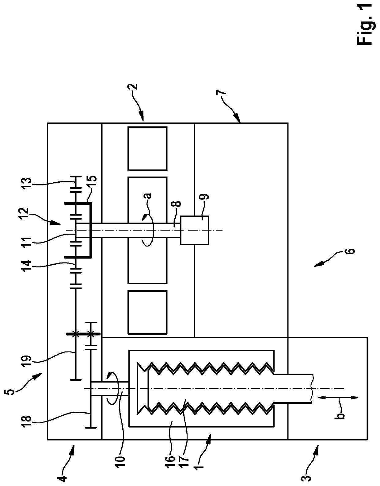Electromechanical brake pressure generator for a hydraulic brake system of a vehicle