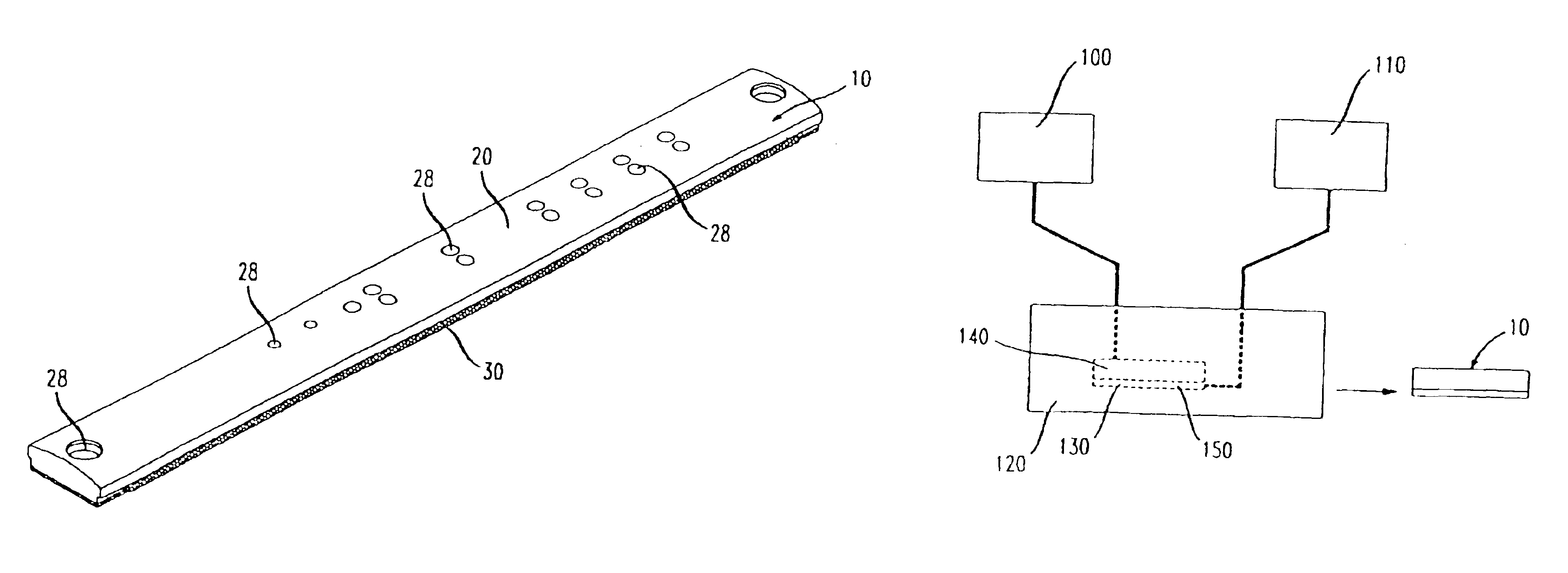 Device and method of forming a unitary electrically shielded panel