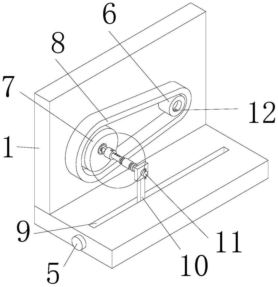 Connection auxiliary equipment for transmission with driving belt pulley