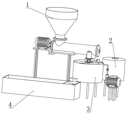 Automatic pig feed mixing and feeding device